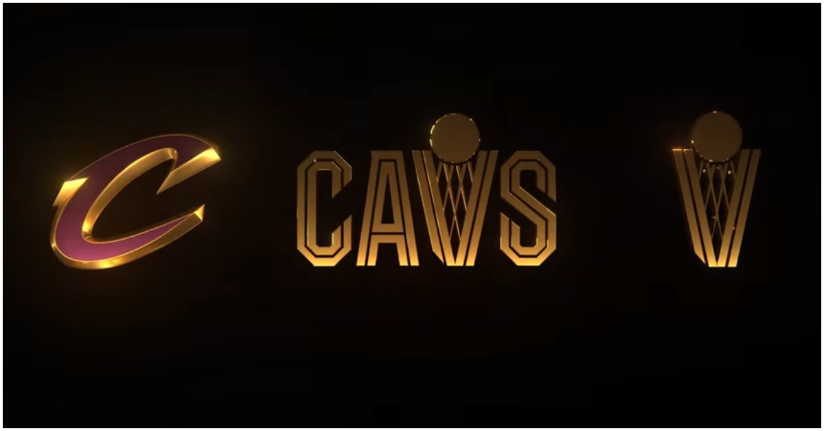 New Gold Cleveland Cavaliers Logos.