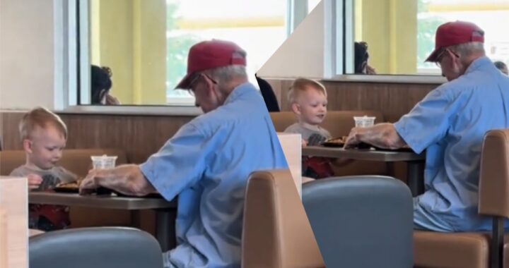 Oklahoma boy sits with stranger at lunch