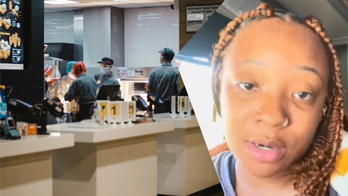 Florida woman shares McDonald's paycheck